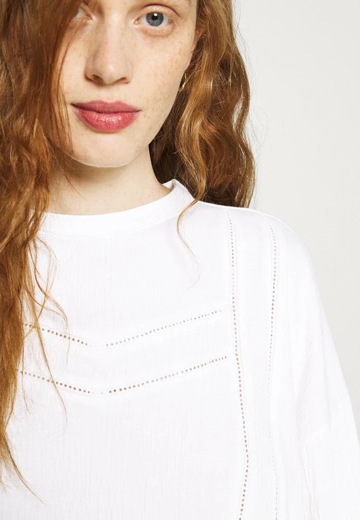 Edc By Esprit BALLOONY - Long Sleeved Top - Off White 6 Edc By Esprit BALLOONY - Long Sleeved Top - Off White - Image 6