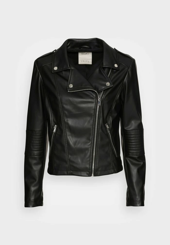 Edc By Esprit BIKER JACKET - Faux Leather Jacket - Black 4 Edc By Esprit BIKER JACKET - Faux Leather Jacket - Black - Image 4