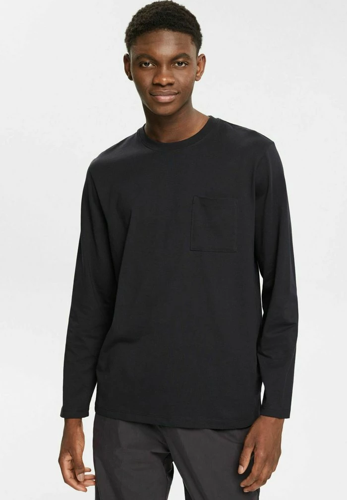 Edc By Esprit LANGARM - Long Sleeved Top - Black 1 Edc By Esprit LANGARM - Long Sleeved Top - Black