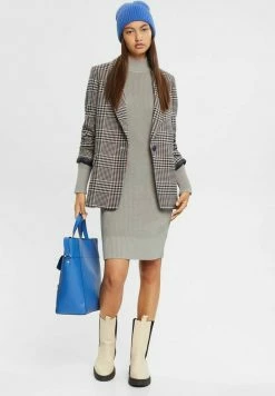 Edc By Esprit MOCKNECK - Shift Dress - Medium Grey -edc by Esprit Shop a5c86484450b4fedb26edeab73c0f2fd
