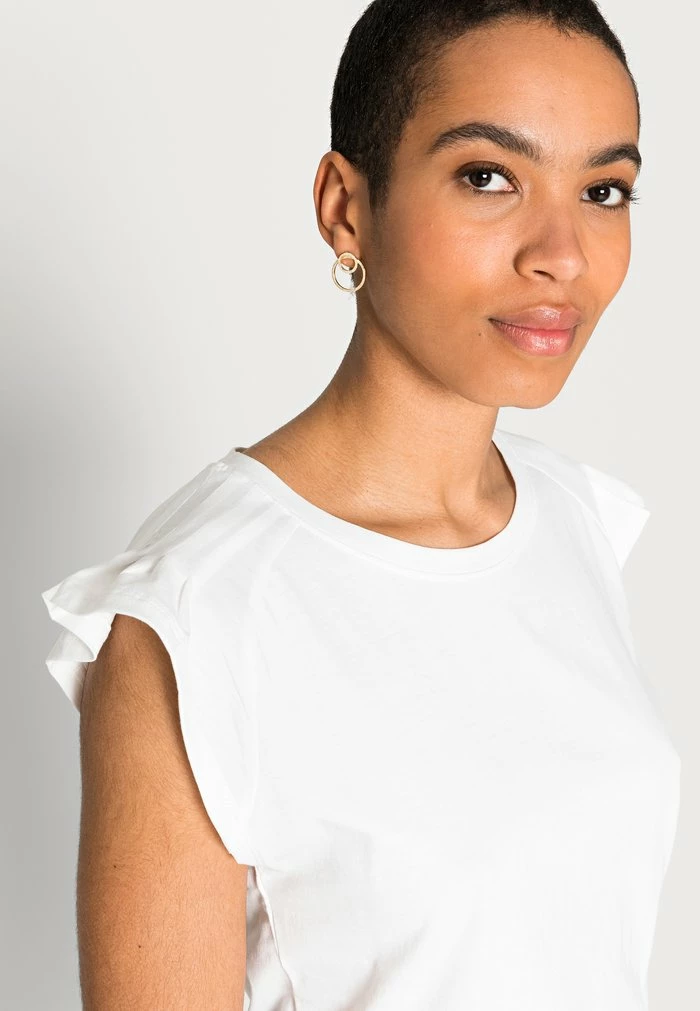 Edc By Esprit Basic T-shirt - White 4 Edc By Esprit Basic T-shirt - White - Image 4