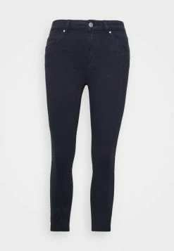 Edc By Esprit MEDIUM RISE CROPPED - Jeans Skinny Fit - Navy