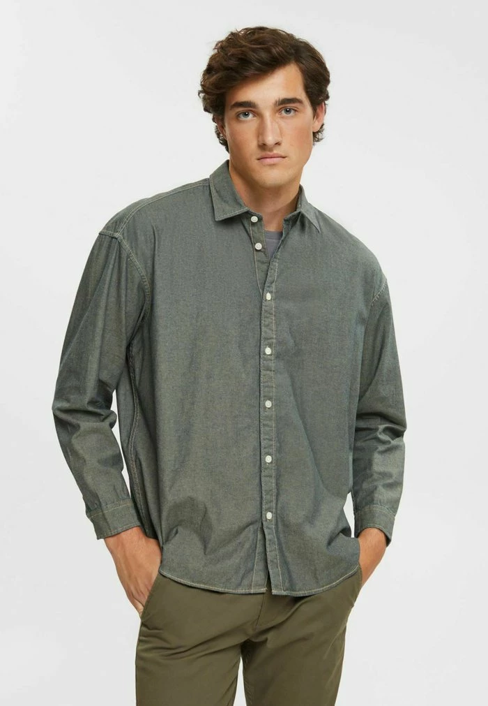 Edc By Esprit Shirt - Sand 1 Edc By Esprit Shirt - Sand