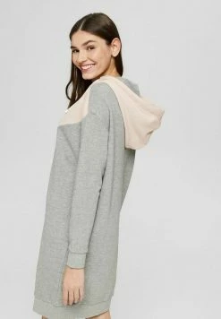 Edc By Esprit Day Dress - Medium Grey -edc by Esprit Shop a8014e8e1241470086f96bd1b0e216aa