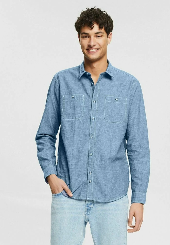 Edc By Esprit Shirt - Blue 1 Edc By Esprit Shirt - Blue