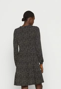 Edc By Esprit TIERED DRESS - Jersey Dress - Black -edc by Esprit Shop a8f78c015a2b47259704615b8c6d560e