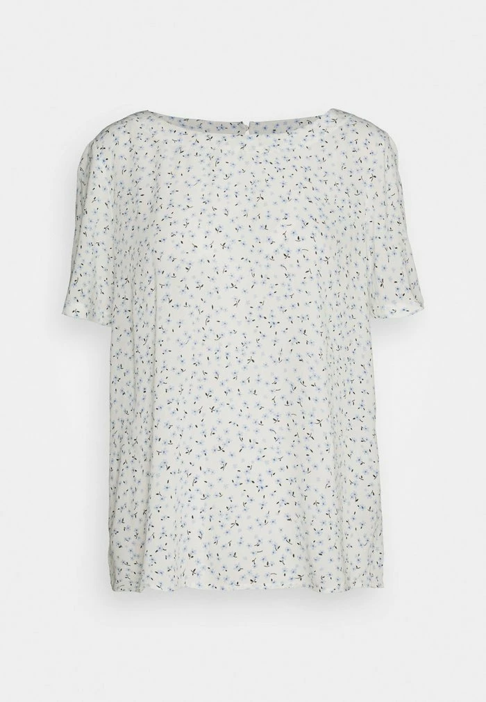 Edc By Esprit BLOUSE - Print T-shirt - Off-white 1 Edc By Esprit BLOUSE - Print T-shirt - Off-white