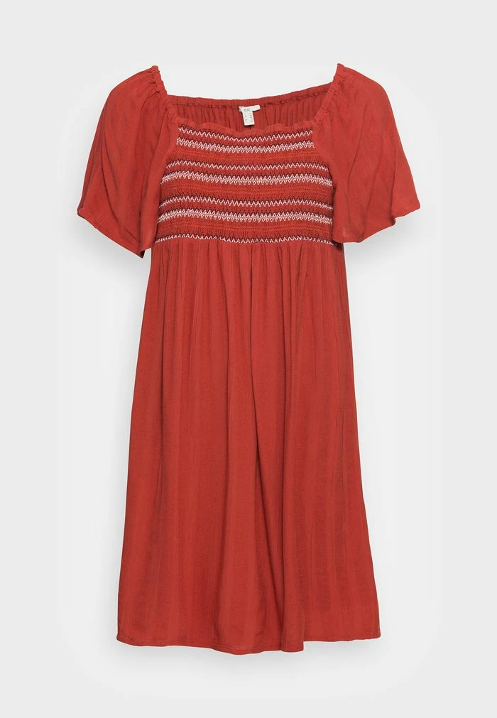 Edc By Esprit DRESS - Day Dress - Terracotta 4 Edc By Esprit DRESS - Day Dress - Terracotta - Image 4