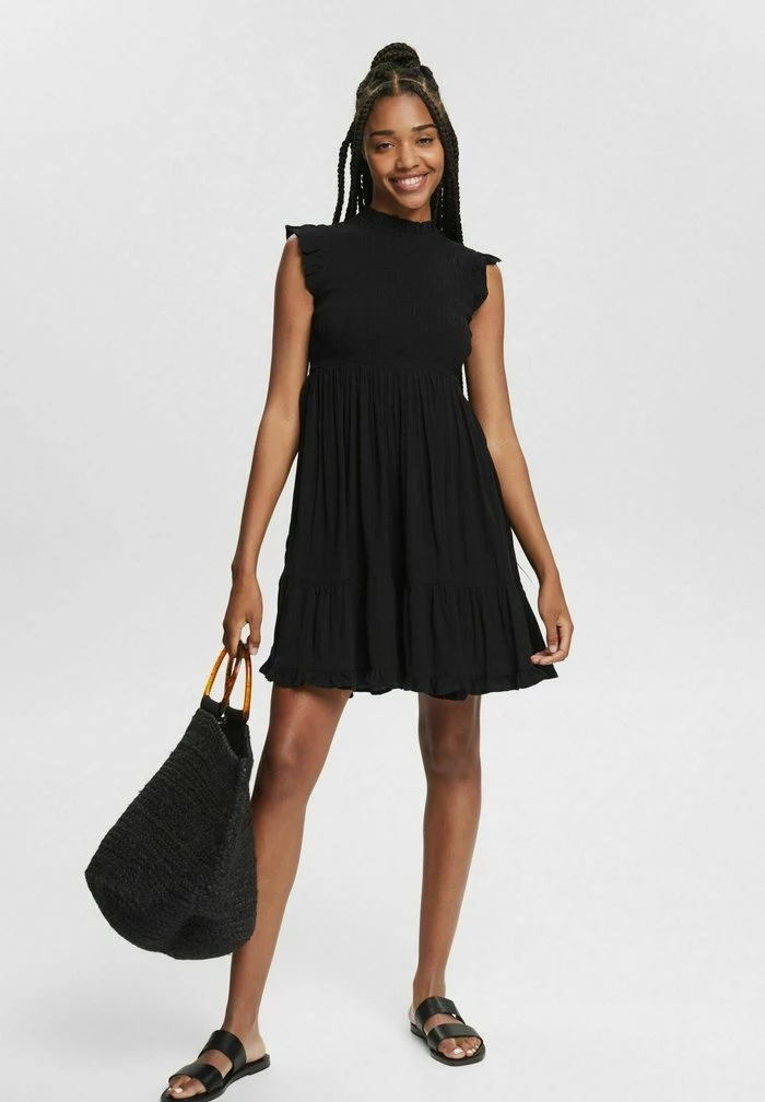 Edc By Esprit Day Dress - Black 2 Edc By Esprit Day Dress - Black - Image 2