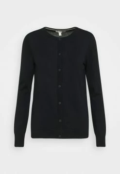 Edc By Esprit BASIC CREWNECK CARDIGAN - Cardigan - Black
