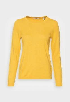 Edc By Esprit BASIC CREWNECK - Jumper - Yellow