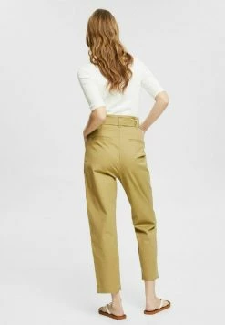 Edc By Esprit Trousers - Leaf Green -edc by Esprit Shop ab903aa7888e48ceb123ade1f370cef2