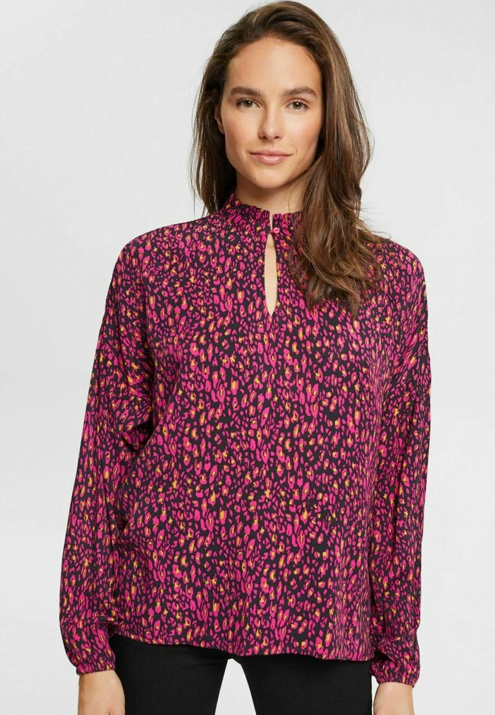 Edc By Esprit Blouse - New Pink Fuchsia 1 Edc By Esprit Blouse - New Pink Fuchsia
