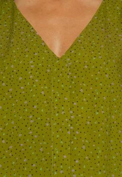 Edc By Esprit FLUID BUBBLEHEM BLOUSE PRINTED - Blouse - Khaki Green 11 Edc By Esprit FLUID BUBBLEHEM BLOUSE PRINTED - Blouse - Khaki Green -edc by Esprit Shop ad7472d8a8a844c0ad956483fa450667