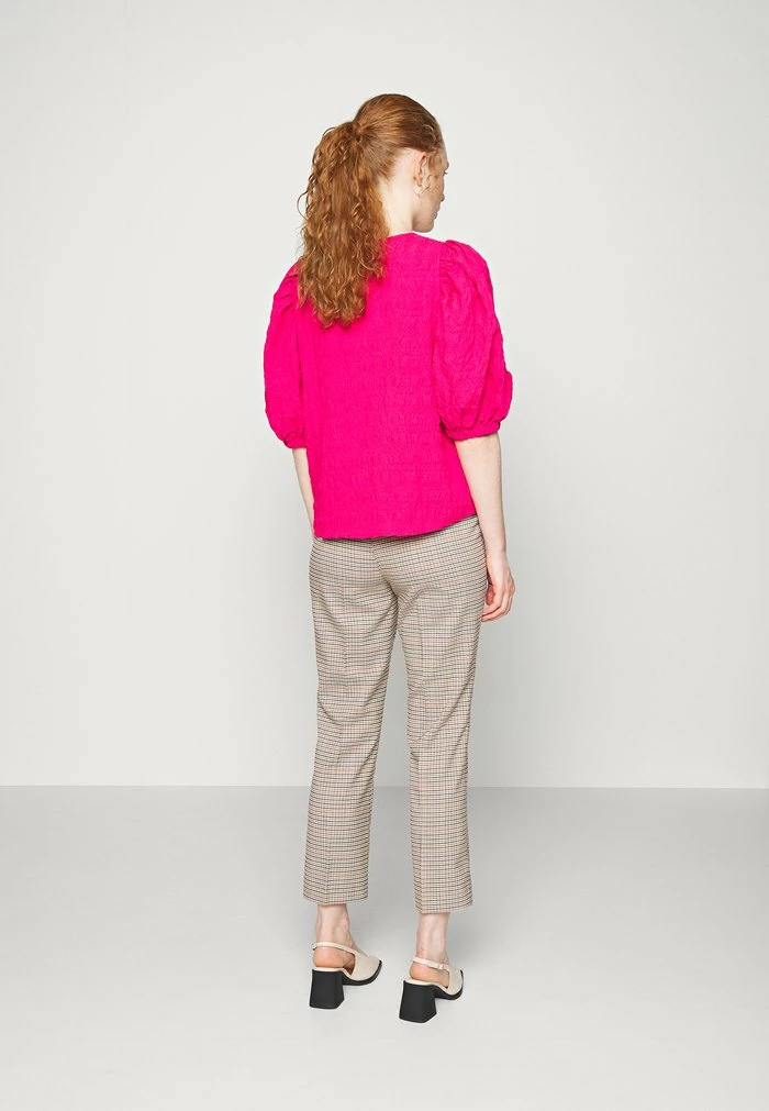 Edc By Esprit PUFFY BLOUSE - Print T-shirt - Pink Fuchsia 3 Edc By Esprit PUFFY BLOUSE - Print T-shirt - Pink Fuchsia - Image 3