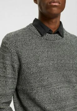 Edc By Esprit ZWEIFARBIGER - Jumper - Black -edc by Esprit Shop ae19ad4ace9c46cf9b79b9ddd53023e6