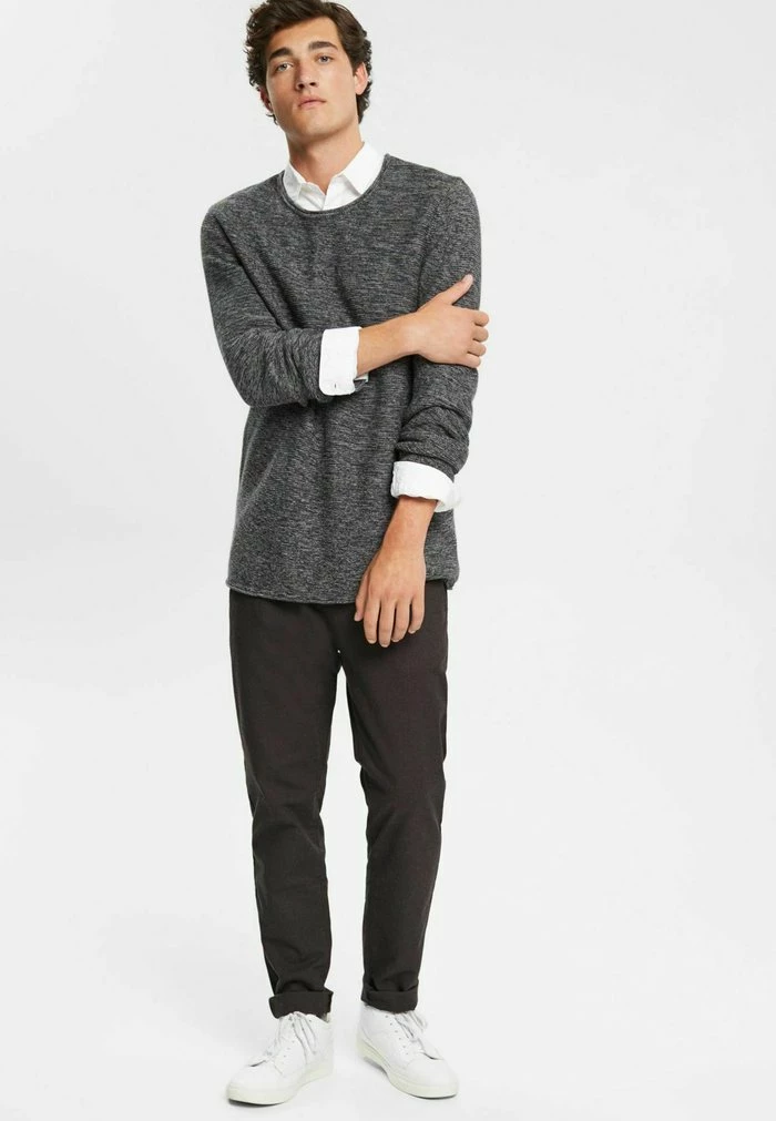 Edc By Esprit MELIERTER - Jumper - Black 2 Edc By Esprit MELIERTER - Jumper - Black - Image 2