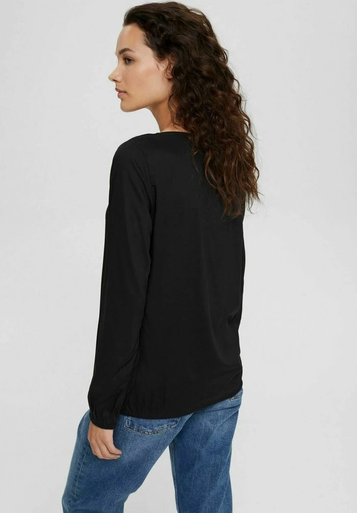 Edc By Esprit CORE FLUID - Blouse - Black 3 Edc By Esprit CORE FLUID - Blouse - Black - Image 3