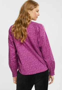 Edc By Esprit MIT MUSTER ORGANISCHE - Blouse - Violet 9 Edc By Esprit MIT MUSTER ORGANISCHE - Blouse - Violet -edc by Esprit Shop af67f58c635d4073ad6fa5f052389efc