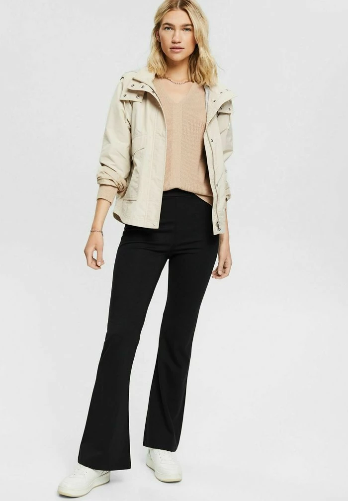 Edc By Esprit V-NECK STRUCTURE SWEATER - Jumper - Beige 2 Edc By Esprit V-NECK STRUCTURE SWEATER - Jumper - Beige - Image 2