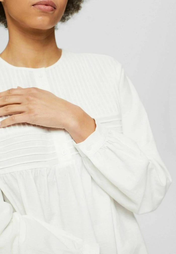 Edc By Esprit Blouse - White 4 Edc By Esprit Blouse - White - Image 4