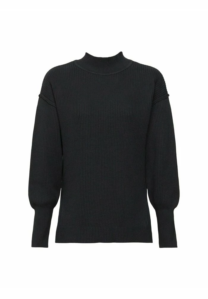 Edc By Esprit MIT MOCKNECK - Jumper - Black 7 Edc By Esprit MIT MOCKNECK - Jumper - Black - Image 7