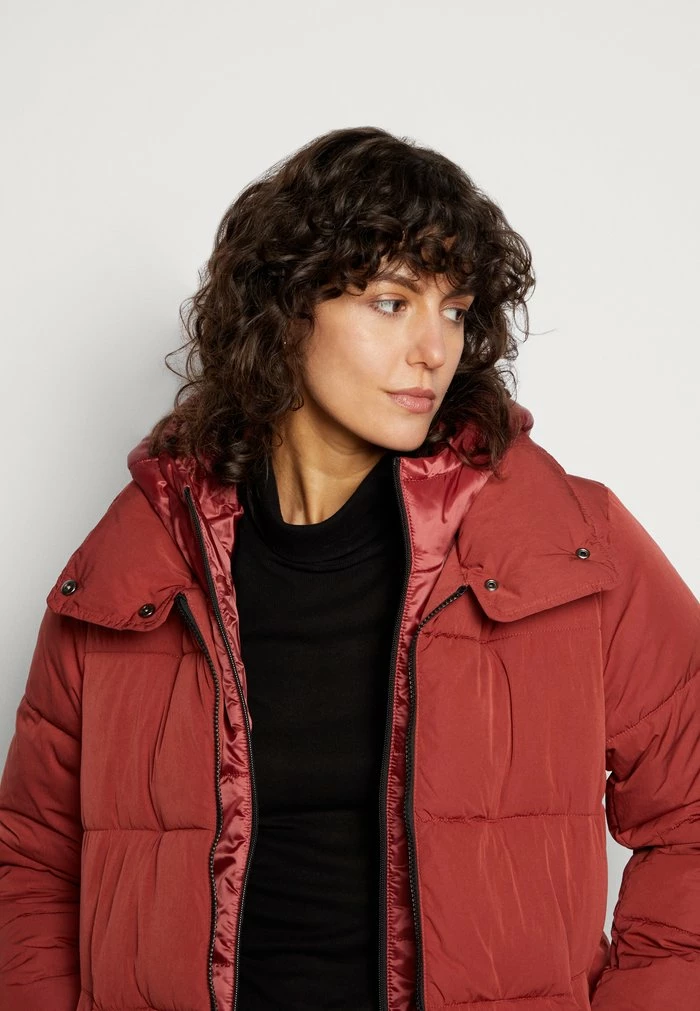 Edc By Esprit Winter Coat - Terracotta 4 Edc By Esprit Winter Coat - Terracotta - Image 4