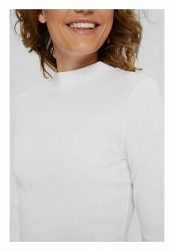 Edc By Esprit FULL NEEDLE MOCK NECK LONG SLEEVE - Long Sleeved Top - White -edc by Esprit Shop b28460e82cdc423787dca1de7e2fac1e