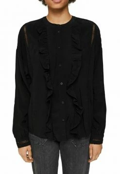 Edc By Esprit Blouse - Black -edc by Esprit Shop b313022e49644362b4e19214852baa3a