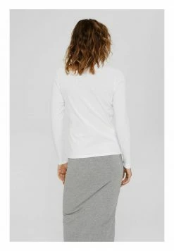 Edc By Esprit FULL NEEDLE MOCK NECK LONG SLEEVE - Long Sleeved Top - White -edc by Esprit Shop b33ddd65a440478cb058b364d284a02b