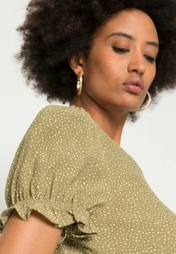 Edc By Esprit SHORT SLEEVE BLOUSE - Print T-shirt - Leaf Green 9 Edc By Esprit SHORT SLEEVE BLOUSE - Print T-shirt - Leaf Green -edc by Esprit Shop b34973791b254fafa270d289db0320b0