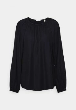 Edc By Esprit LOOSE BLOUSE - Long Sleeved Top - Black -edc by Esprit Shop b3dcee0f18b246dba76d6089b28a5d98