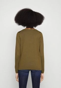 Edc By Esprit BASIC V-NECK - Jumper - Khaki Green 7 Edc By Esprit BASIC V-NECK - Jumper - Khaki Green -edc by Esprit Shop b440a07233d141979187a8219ffb6a01