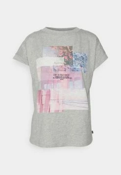 Edc By Esprit Print T-shirt - Medium Grey