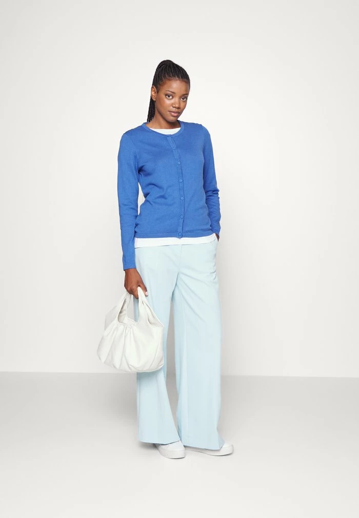 Edc By Esprit BASIC CREWNECK - Cardigan - Blue 2 Edc By Esprit BASIC CREWNECK - Cardigan - Blue - Image 2