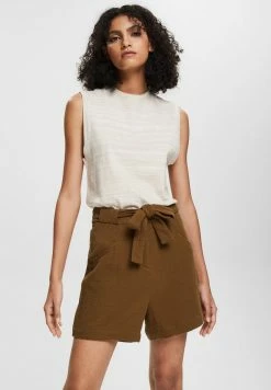 Edc By Esprit CRINKLE-EFFEKT - Shorts - Khaki Green 14 Edc By Esprit CRINKLE-EFFEKT - Shorts - Khaki Green -edc by Esprit Shop b54bfc06ac5b4dc1ac88452303fec065