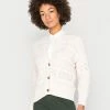 Edc By Esprit VNECK CARDIGAN - Cardigan - Off White