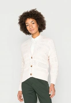 Edc By Esprit VNECK CARDIGAN - Cardigan - Off White