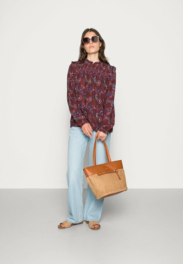 Edc By Esprit Blouse - Dark Red 2 Edc By Esprit Blouse - Dark Red - Image 2