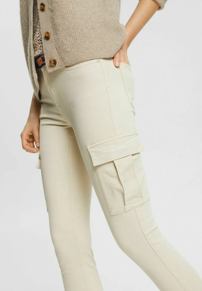 Edc By Esprit IM CARGO LOOK - Cargo Trousers - Sand 4 Edc By Esprit IM CARGO LOOK - Cargo Trousers - Sand - Image 4