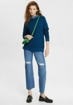 Edc By Esprit TROY - Jumper - Petrol Blue 12 Edc By Esprit TROY - Jumper - Petrol Blue -edc by Esprit Shop b74c7952b635482496d3a2fe95319555