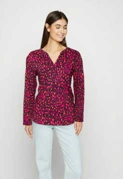 Edc By Esprit HENLEY BLOUSE WITH - Blouse - Pink Fuchsia
