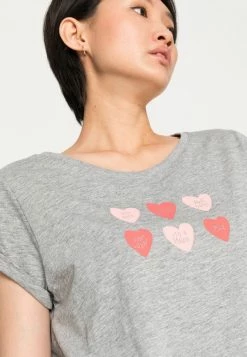 Edc By Esprit BCI VALENTINE - Print T-shirt - Medium Grey -edc by Esprit Shop b810dcd2363d407597f0acf68d765ce6