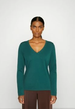 Edc By Esprit V-NECK - Jumper - Teal Green
