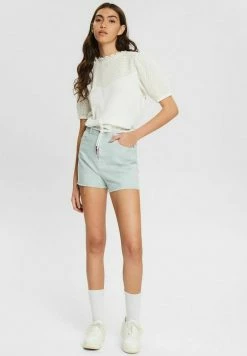 Edc By Esprit Denim Shorts - Light Blue -edc by Esprit Shop b92b37bdcd324a7bb04eba0fcaa411fc