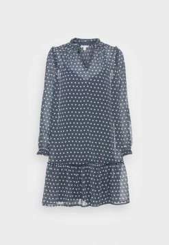 Edc By Esprit FLIRTY DRESS - Day Dress - Navy -edc by Esprit Shop b98b072f4a754f30b8f2393ce4b3a96a