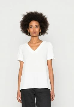 Edc By Esprit SHORT SLEEVE BLOUSE - Blouse - Off White