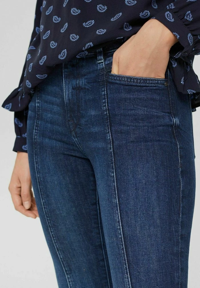 Edc By Esprit Jeans Skinny Fit - Blue Dark Washed 4 Edc By Esprit Jeans Skinny Fit - Blue Dark Washed - Image 4