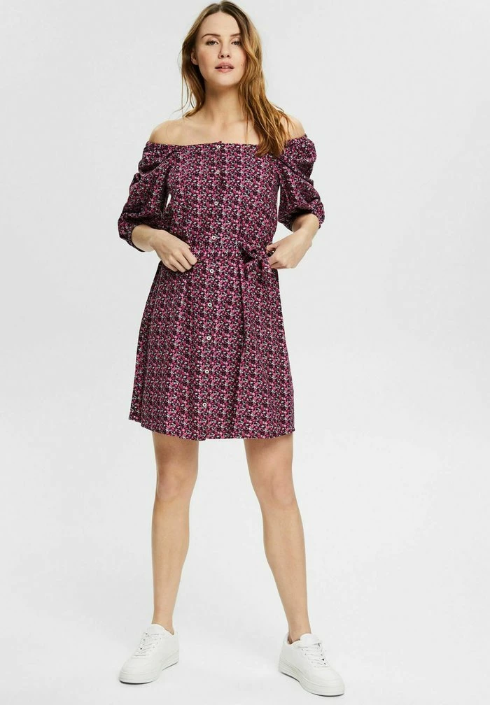 Edc By Esprit Day Dress - Navy 4 Edc By Esprit Day Dress - Navy - Image 4