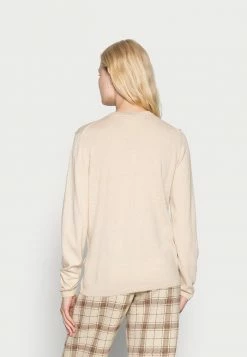 Edc By Esprit BASIC CREWNECK CARDIGAN - Cardigan - Beige -edc by Esprit Shop bb92c462c14645cc8963bc28271b263f